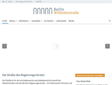 Tablet Screenshot of berlin-wilhelmstrasse.de